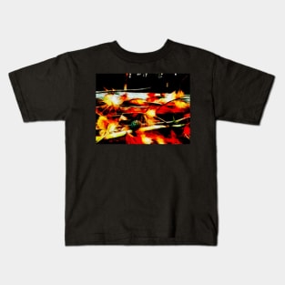 Flames in the Forest Kids T-Shirt